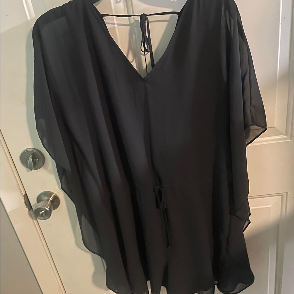 Black shear romper size S